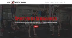 Desktop Screenshot of ape-athletiktraining.de