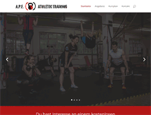 Tablet Screenshot of ape-athletiktraining.de